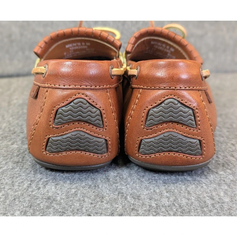 Sperry Mens Loafers WAVE Brown KILTIE DRIVING MOCS Size 9M